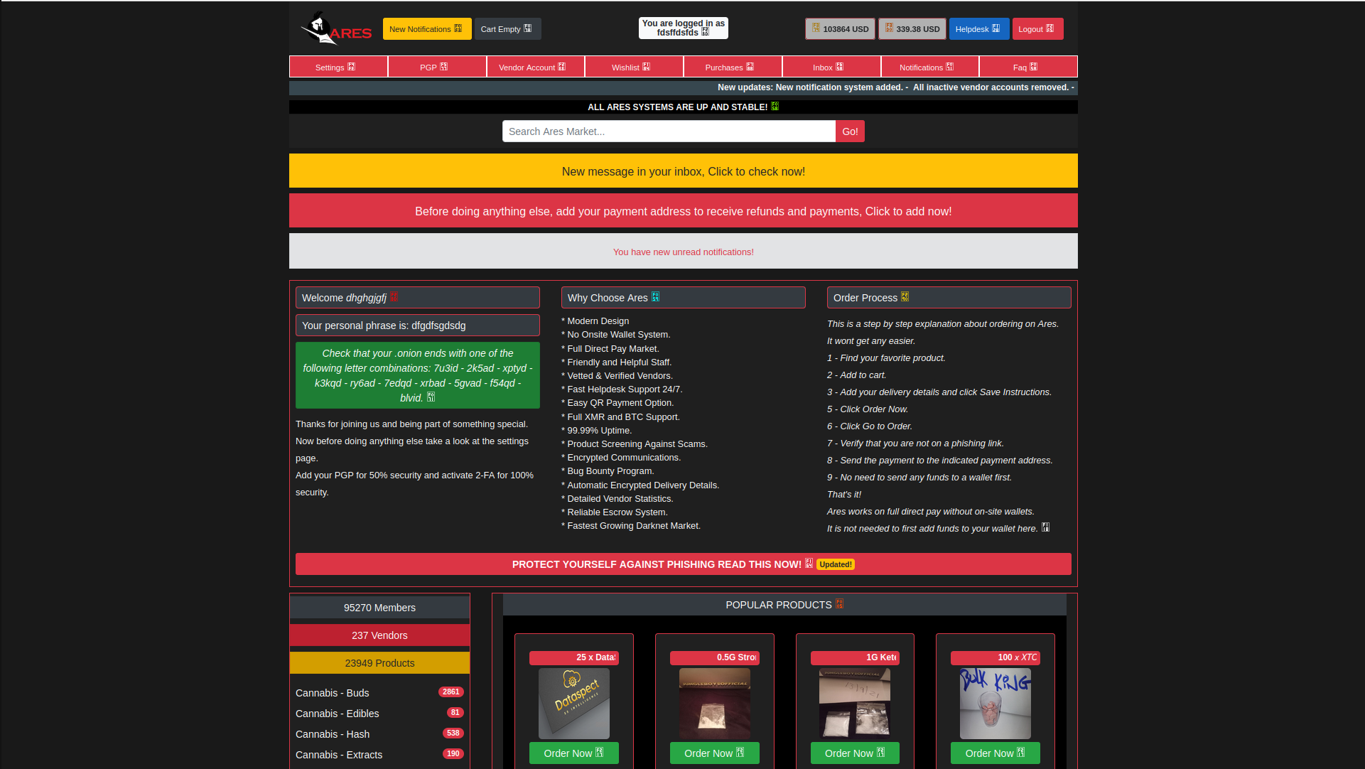 Market Interface